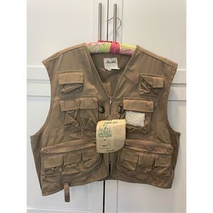Ausable Sport Fishing Vest NWT Tan Sz XXL